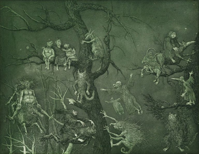 О болотных духах и лесных существах